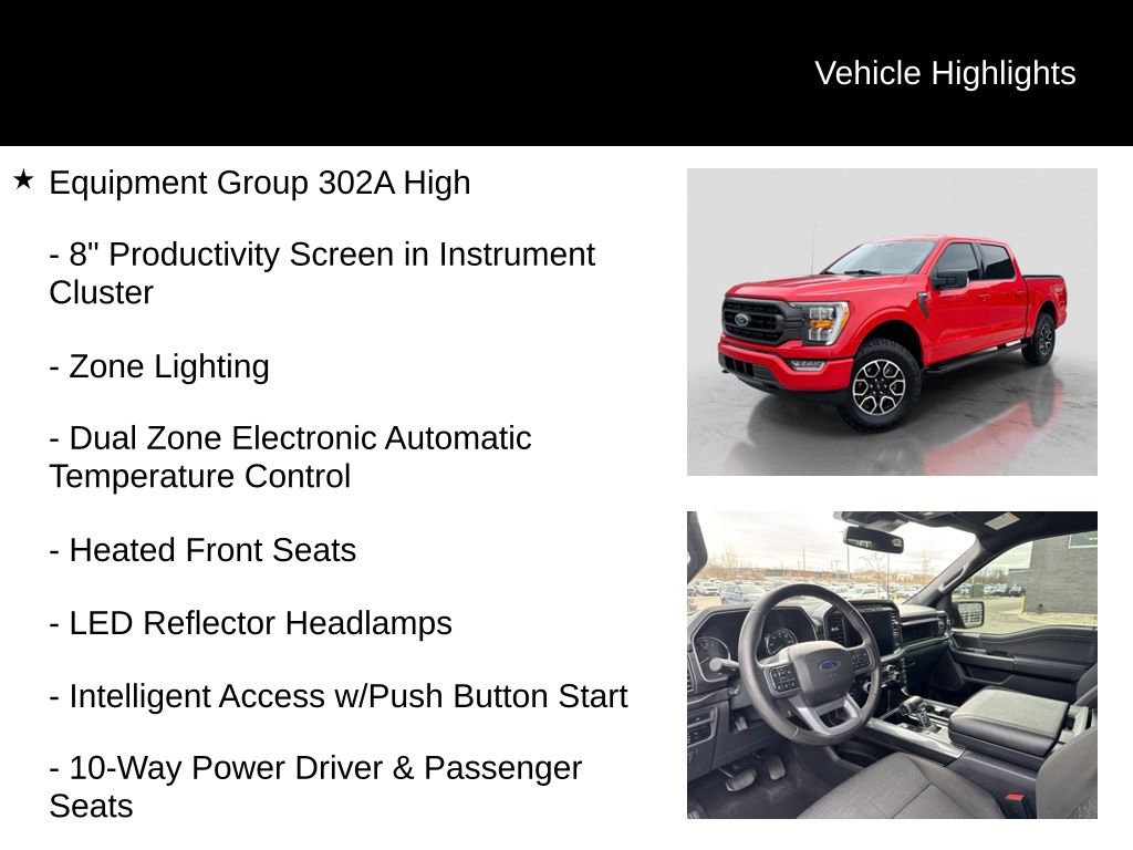 Certified 2023 Ford F150 XLT w/ Equipment Group 302A High AWD/4WD image 11