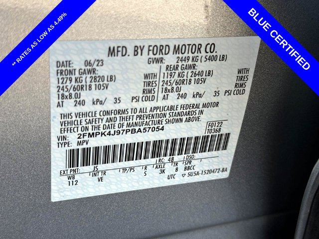 Certified 2023 Ford Edge SEL w/ Convenience Package AWD/4WD image 12