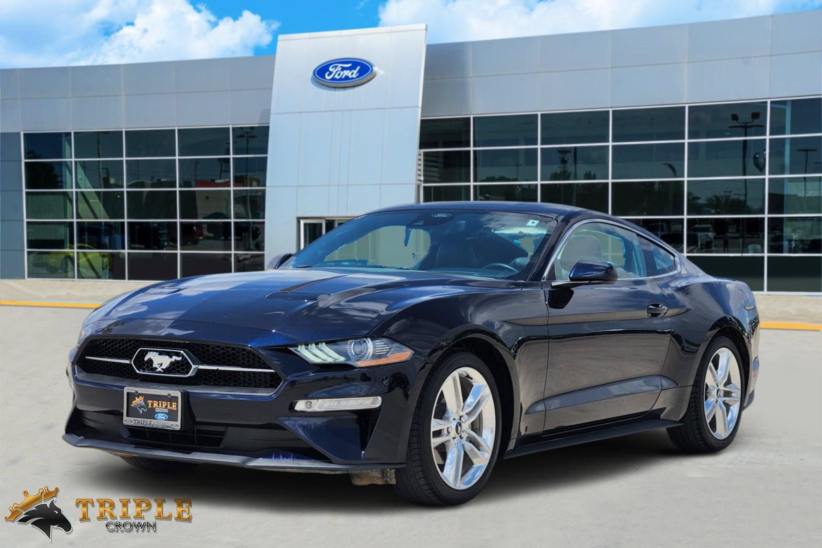 Certified 2021 Ford Mustang Premium w/ Pony Package RWD image 2