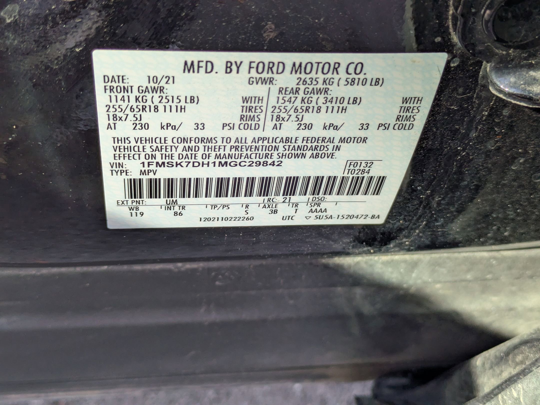 Certified 2021 Ford Explorer XLT image 40