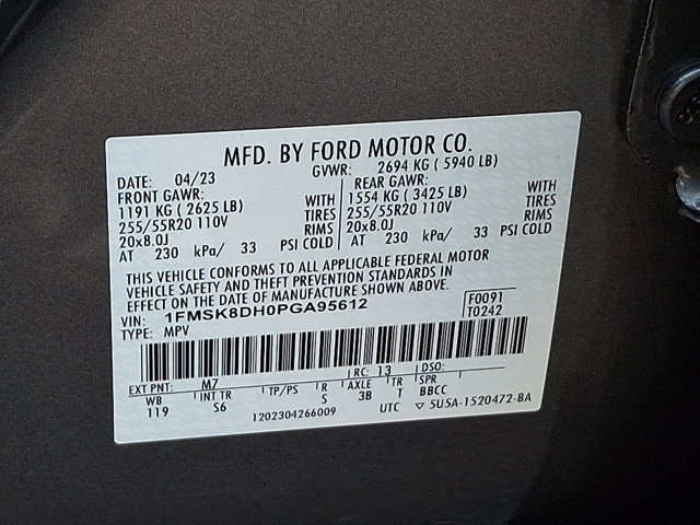 Certified 2023 Ford Explorer XLT w/ Equipment Group 202A AWD/4WD image 28
