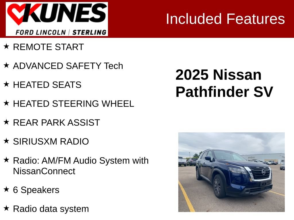 Used 2025 Nissan Pathfinder SV AWD/4WD image 2