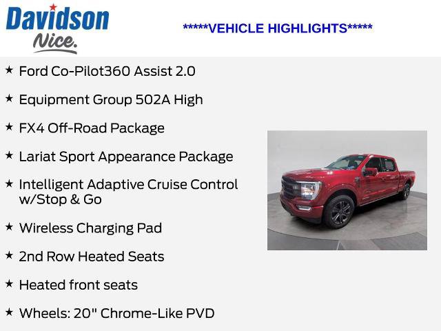 Certified 2023 Ford F150 Lariat w/ Equipment Group 502A High AWD/4WD image 5