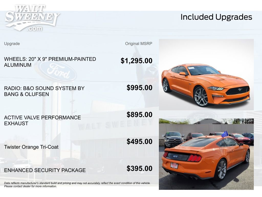 Certified 2020 Ford Mustang GT Premium w/ Enhanced Security Package image 11
