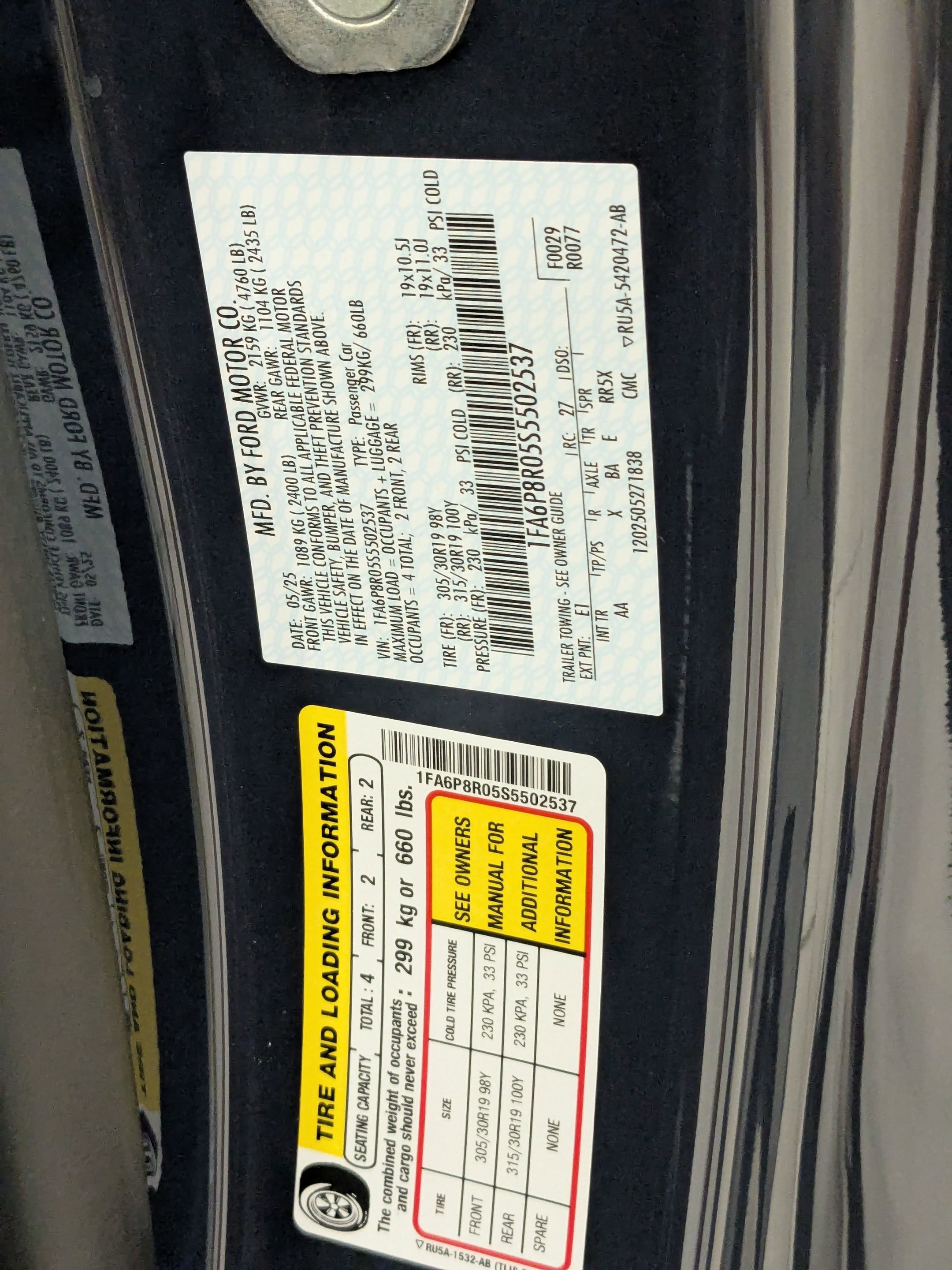 Certified 2025 Ford Mustang Dark Horse w/ Dark Horse Handlin Package image 34