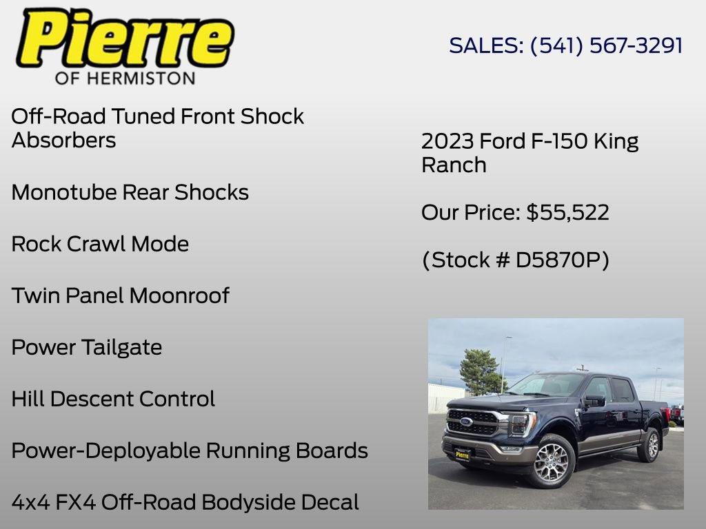 Certified 2023 Ford F150 King Ranch w/ FX4 Off-Road Package image 20