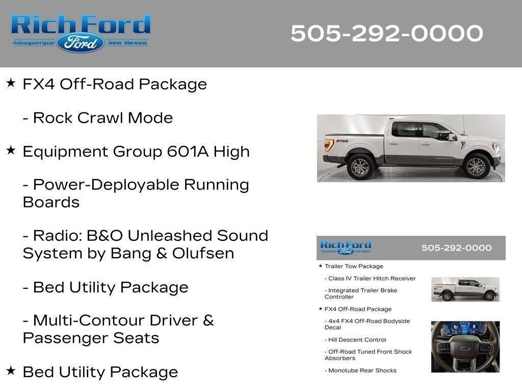 Certified 2023 Ford F150 King Ranch w/ Equipment Group 601A High AWD/4WD image 32