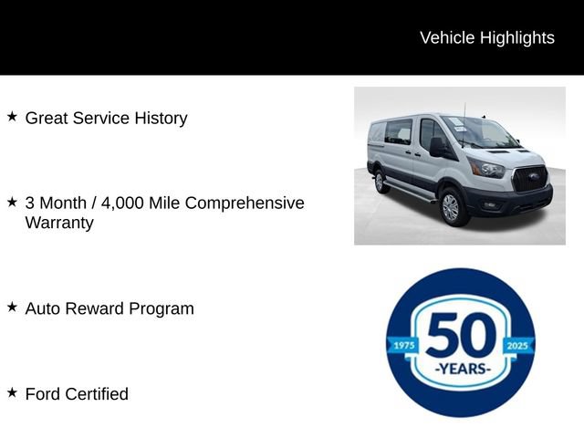 Certified 2025 Ford Transit 250 Low Roof w/ Exterior Upgrade Package RWD image 7