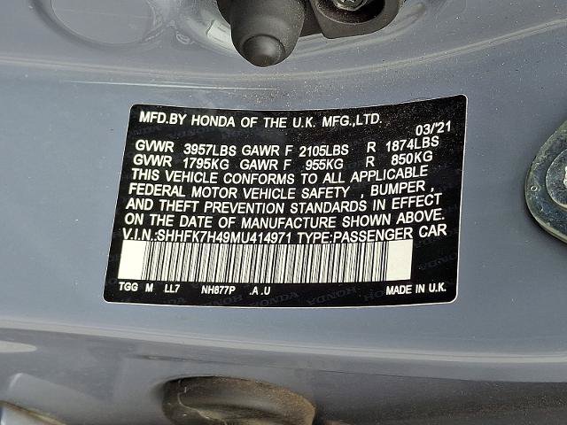 Used 2021 Honda Civic Sport image 25