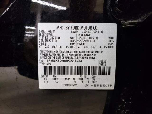 Certified 2024 Ford Explorer XLT w/ Equipment Group 202A AWD/4WD image 27