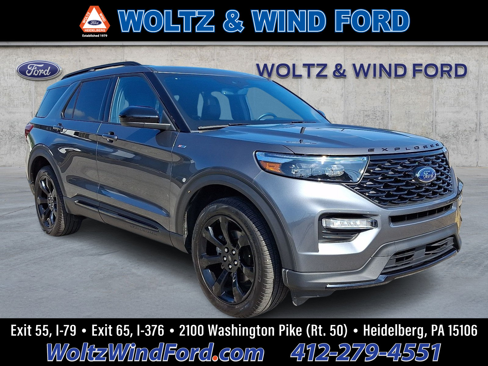 Certified 2024 Ford Explorer ST-Line w/ Class IV Trailer Tow Package AWD/4WD image 1
