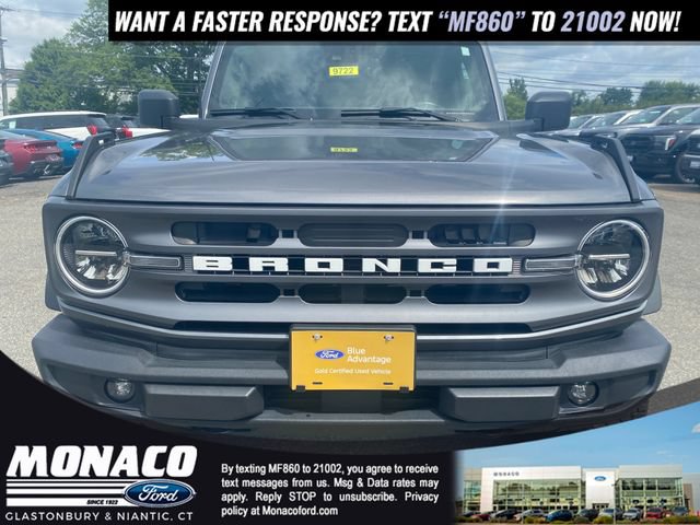 Certified 2021 Ford Bronco Big Bend w/ Sasquatch Package AWD/4WD image 3