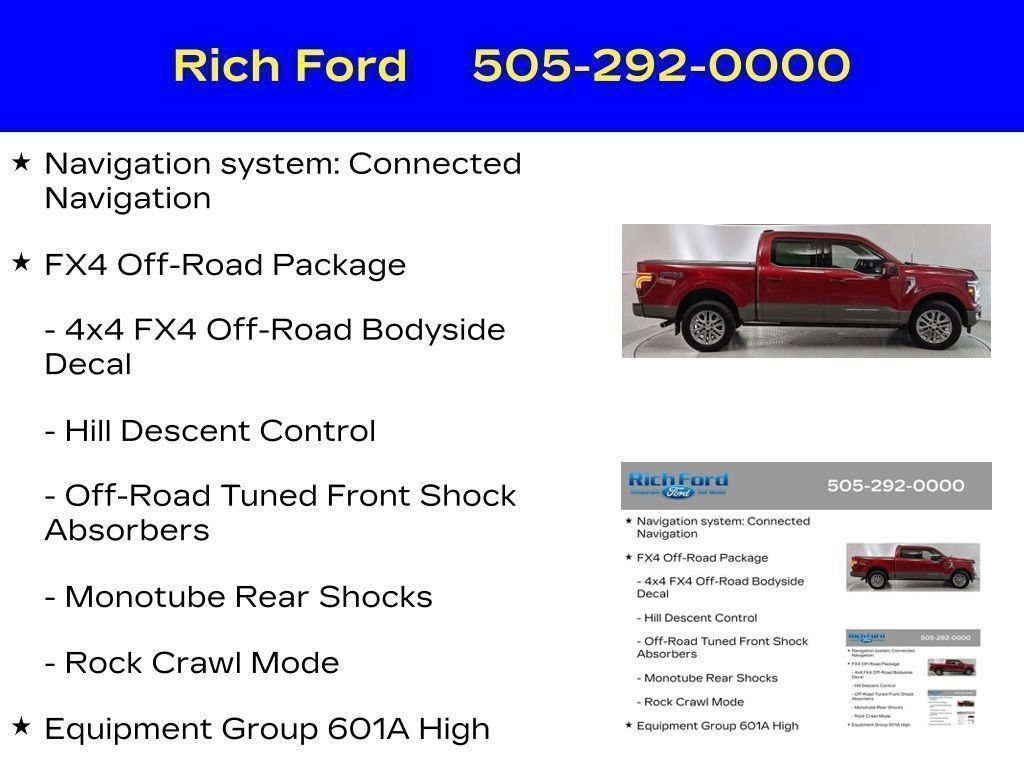 Certified 2025 Ford F150 King Ranch w/ FX4 Off-Road Package AWD/4WD image 11