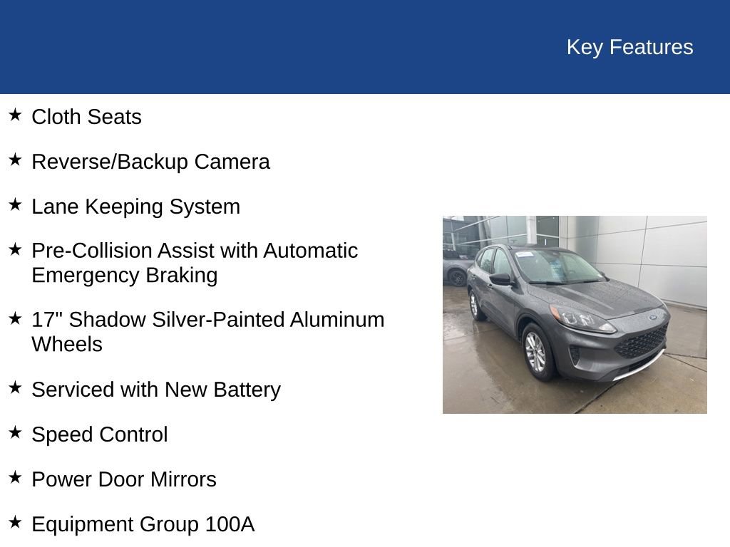 Certified 2021 Ford Escape S image 31