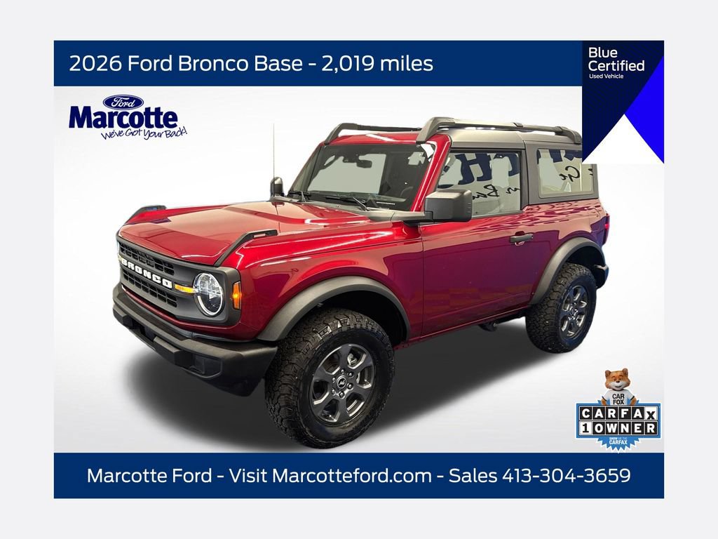 Certified 2026 Ford Bronco 2-Door AWD/4WD 360° Tour