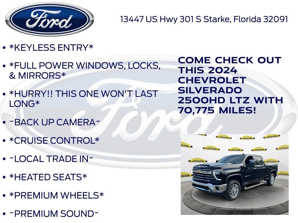 Used 2024 Chevrolet Silverado 2500 LTZ w/ LTZ Plus Package image 10