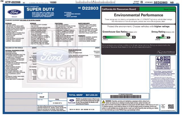 Certified 2025 Ford F350 King Ranch w/ Chrome Package AWD/4WD image 3