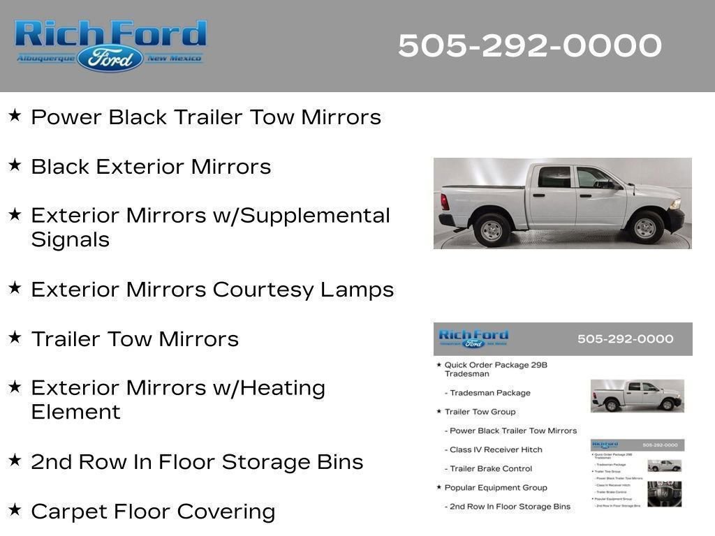Used 2023 RAM 1500 Tradesman w/ Popular Equipment Group RWD image 84