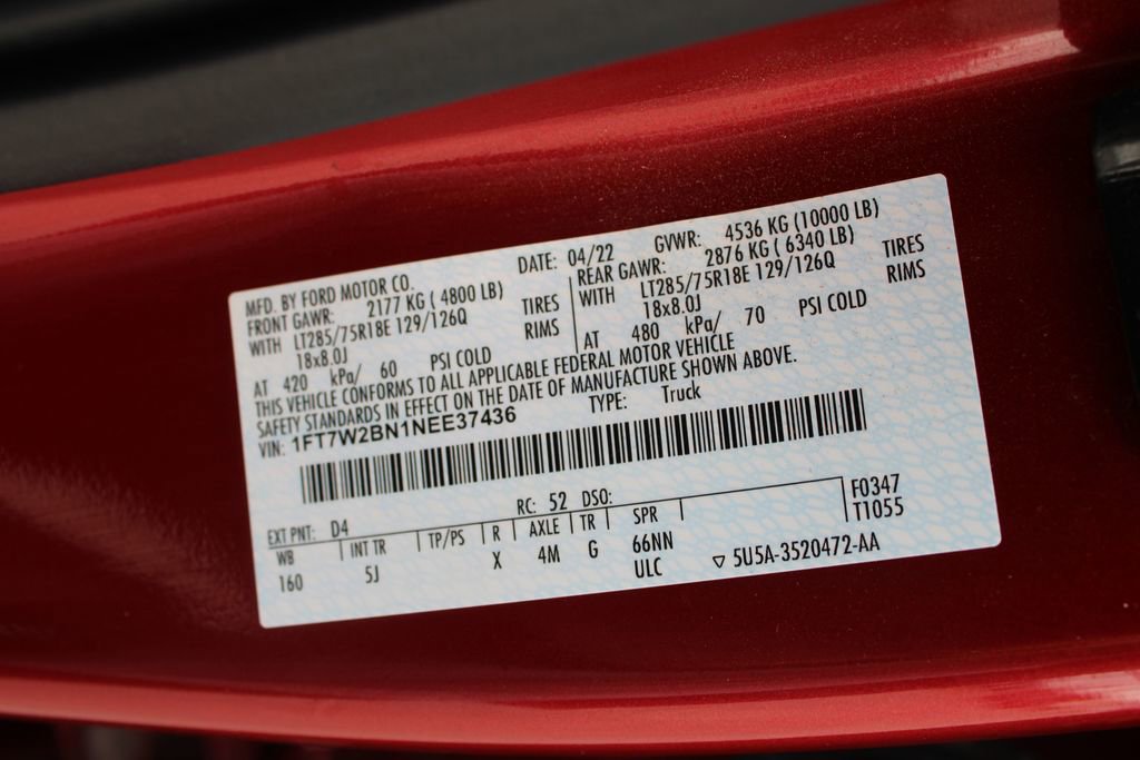 Certified 2022 Ford F250 Lariat w/ Tremor Off-Road Package image 24