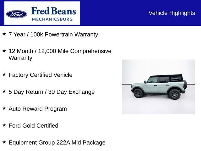 Certified 2023 Ford Bronco Big Bend AWD/4WD image 7