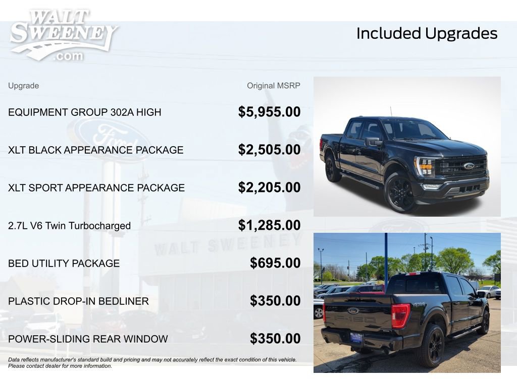 Certified 2023 Ford F150 XLT w/ Equipment Group 302A High AWD/4WD image 11