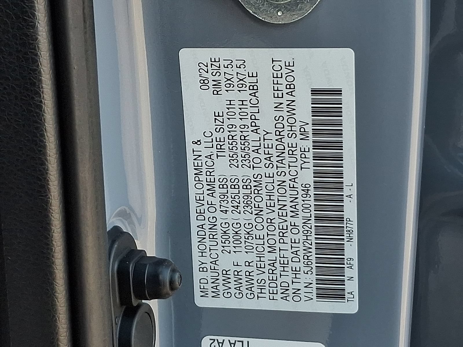 Used 2022 Honda CR-V Touring image 28