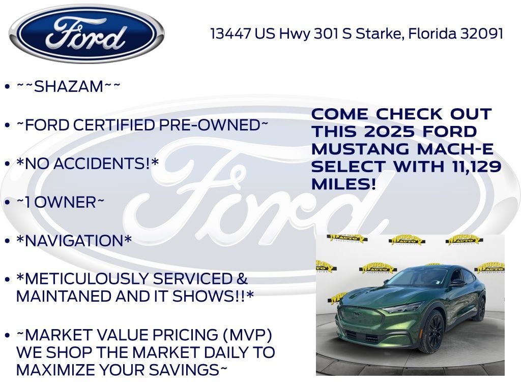 Certified 2025 Ford Mustang Mach-E Select w/ Comfort Package Lite AWD/4WD image 6