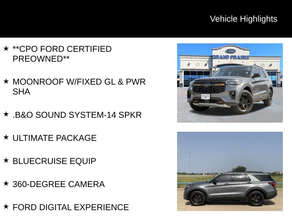Certified 2026 Ford Explorer Tremor w/ Tremor Ultimate Package AWD/4WD image 5
