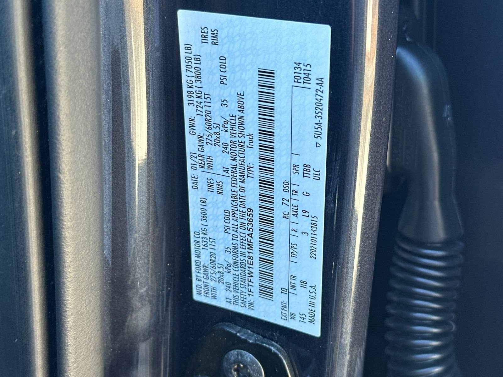Certified 2021 Ford F150 Lariat w/ Equipment Group 502A High AWD/4WD image 42