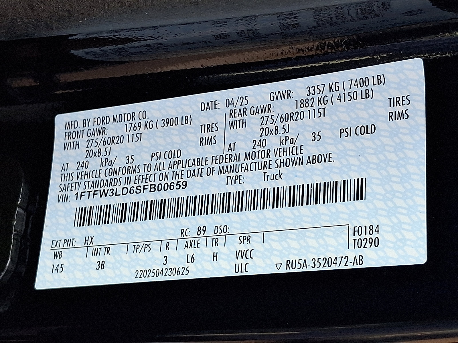 Certified 2025 Ford F150 XLT w/ Equipment Group 303A High AWD/4WD image 26