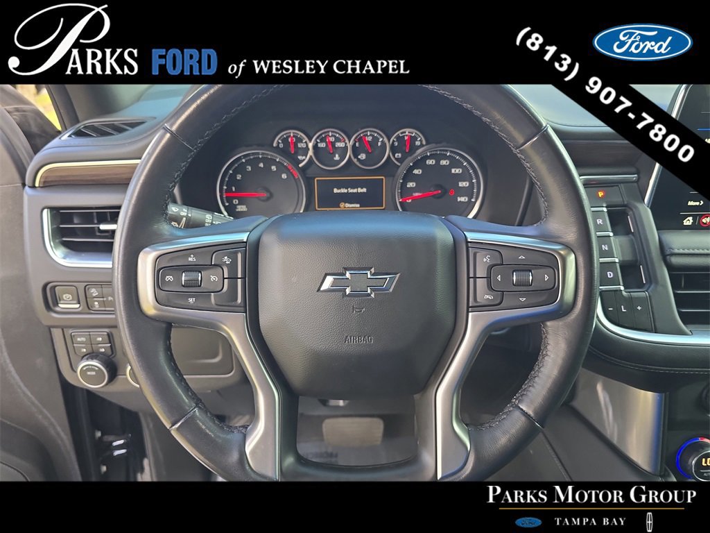 Used 2021 Chevrolet Tahoe Z71 w/ Rear Media and Nav Package image 32