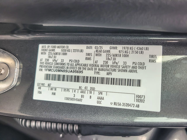 Certified 2025 Ford Escape ST-Line image 26