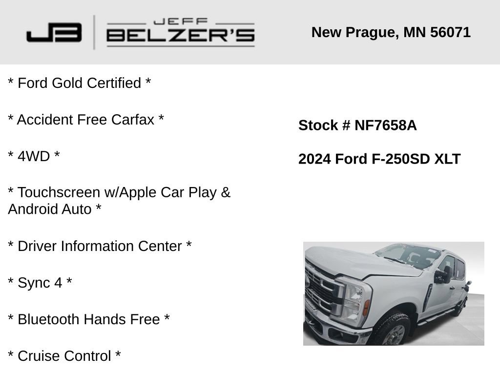 Certified 2024 Ford F250 XLT w/ FX4 Off-Road Package image 2