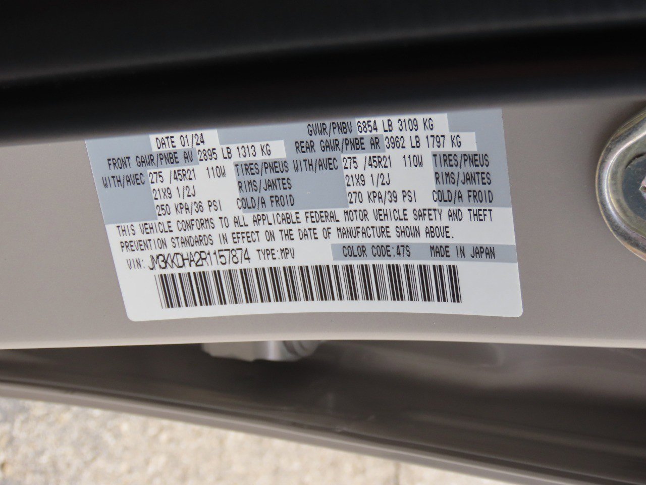 Used 2024 MAZDA CX-90 Plug-In Hybrid w/ Premium Pkg AWD/4WD image 33