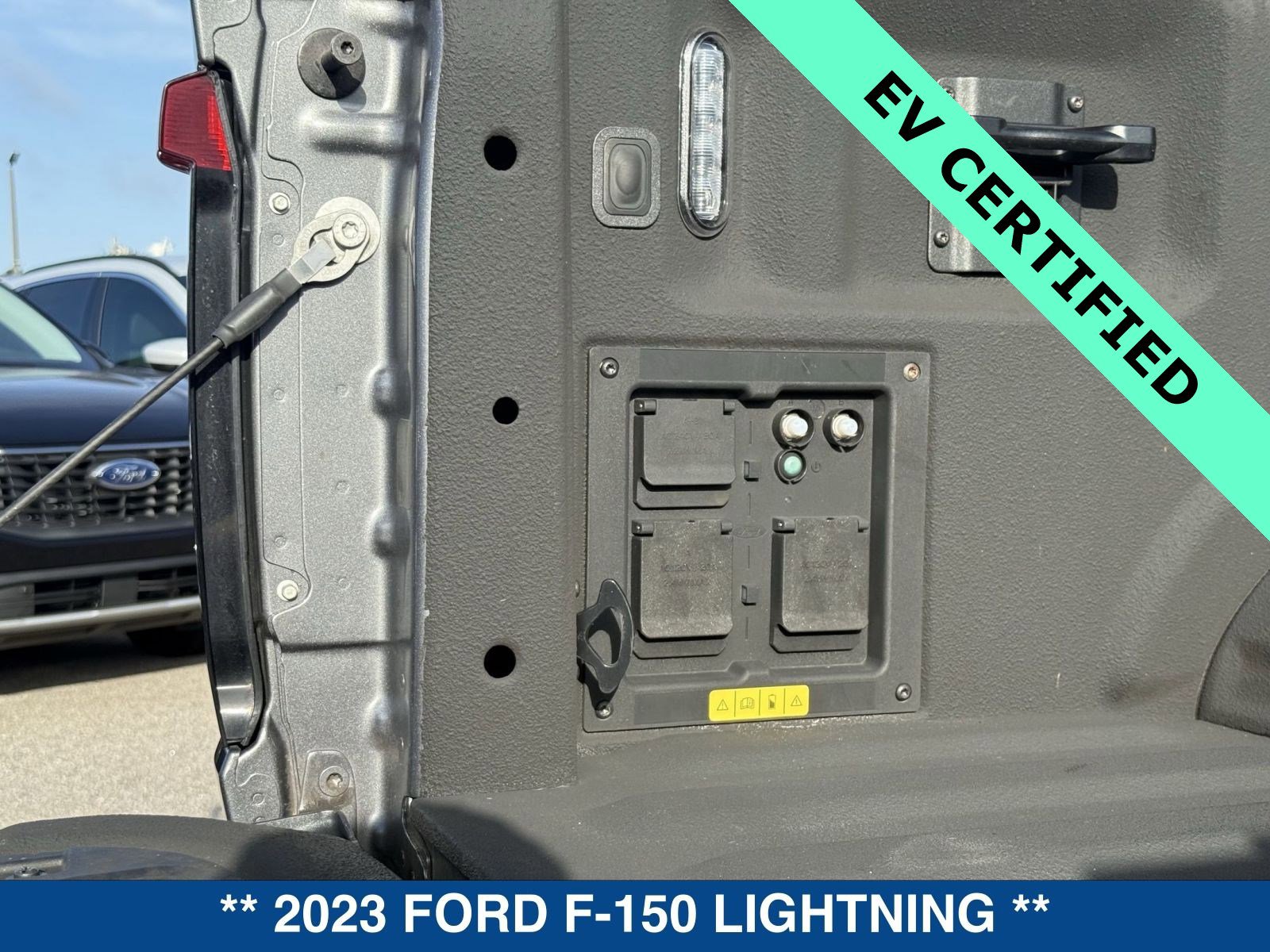 Certified 2023 Ford F150 Lightning XLT w/ Equipment Group 312A High image 14