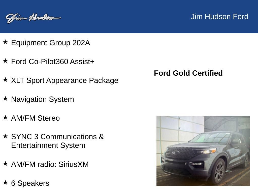 Certified 2023 Ford Explorer XLT w/ Equipment Group 202A RWD image 8