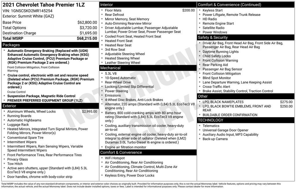 Used 2021 Chevrolet Tahoe Premier image 10