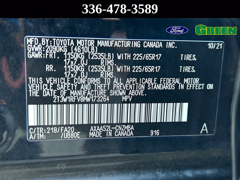 Used 2021 Toyota RAV4 XLE FWD image 23