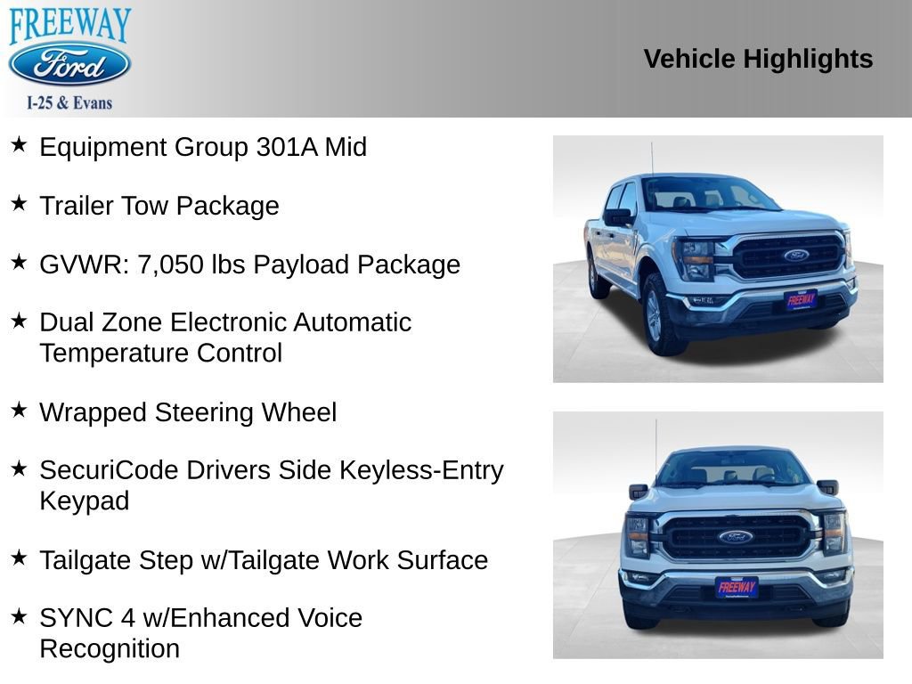 Certified 2023 Ford F150 XLT w/ Equipment Group 301A Mid image 4