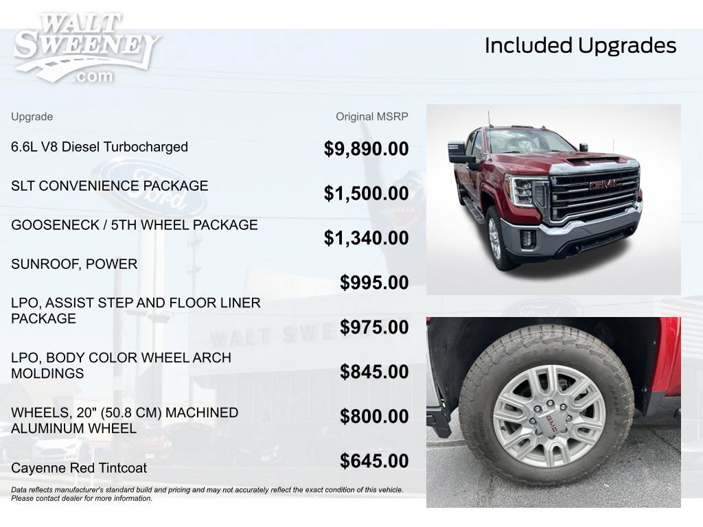 Used 2023 GMC Sierra 2500 SLT w/ SLT Convenience Package AWD/4WD image 11
