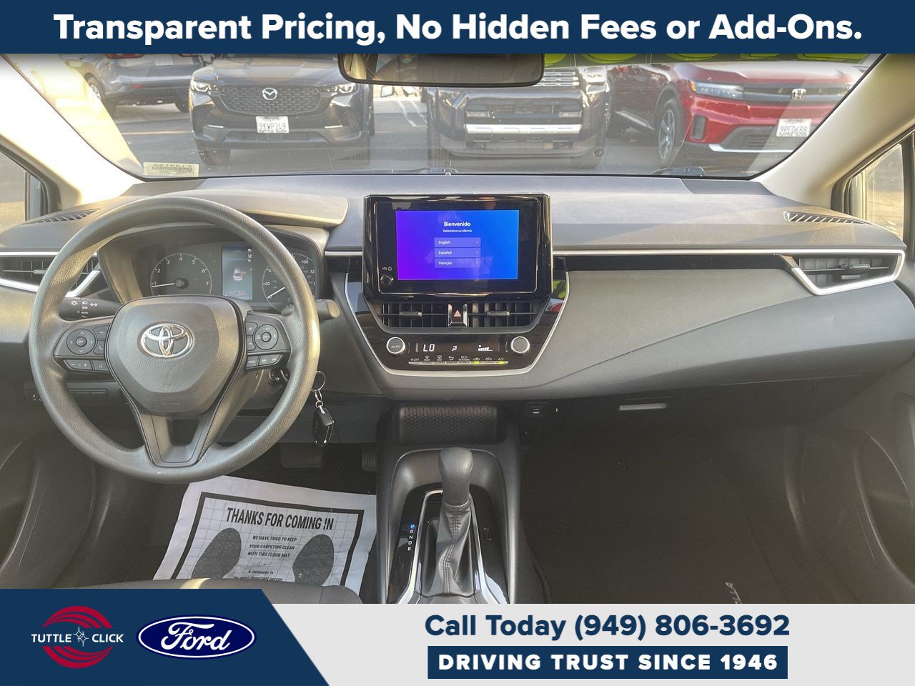 Used 2023 Toyota Corolla LE w/ Carpet Mat Package (TMS) FWD image 21