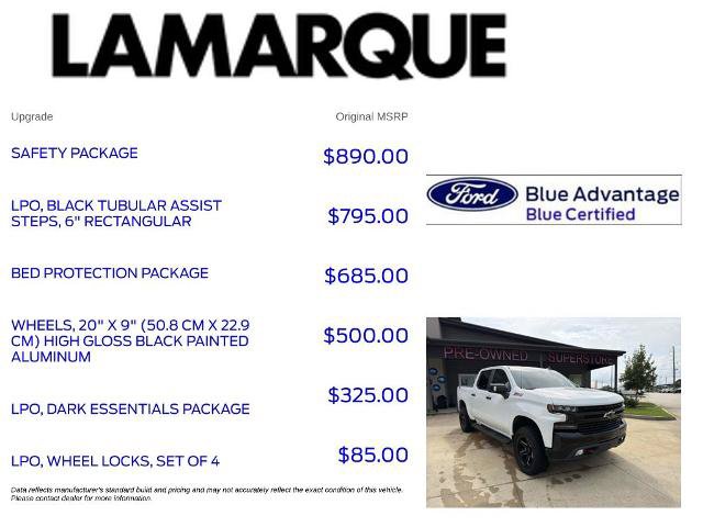 Used 2022 Chevrolet Silverado 1500 LT Trail Boss w/ Safety Package AWD/4WD image 10