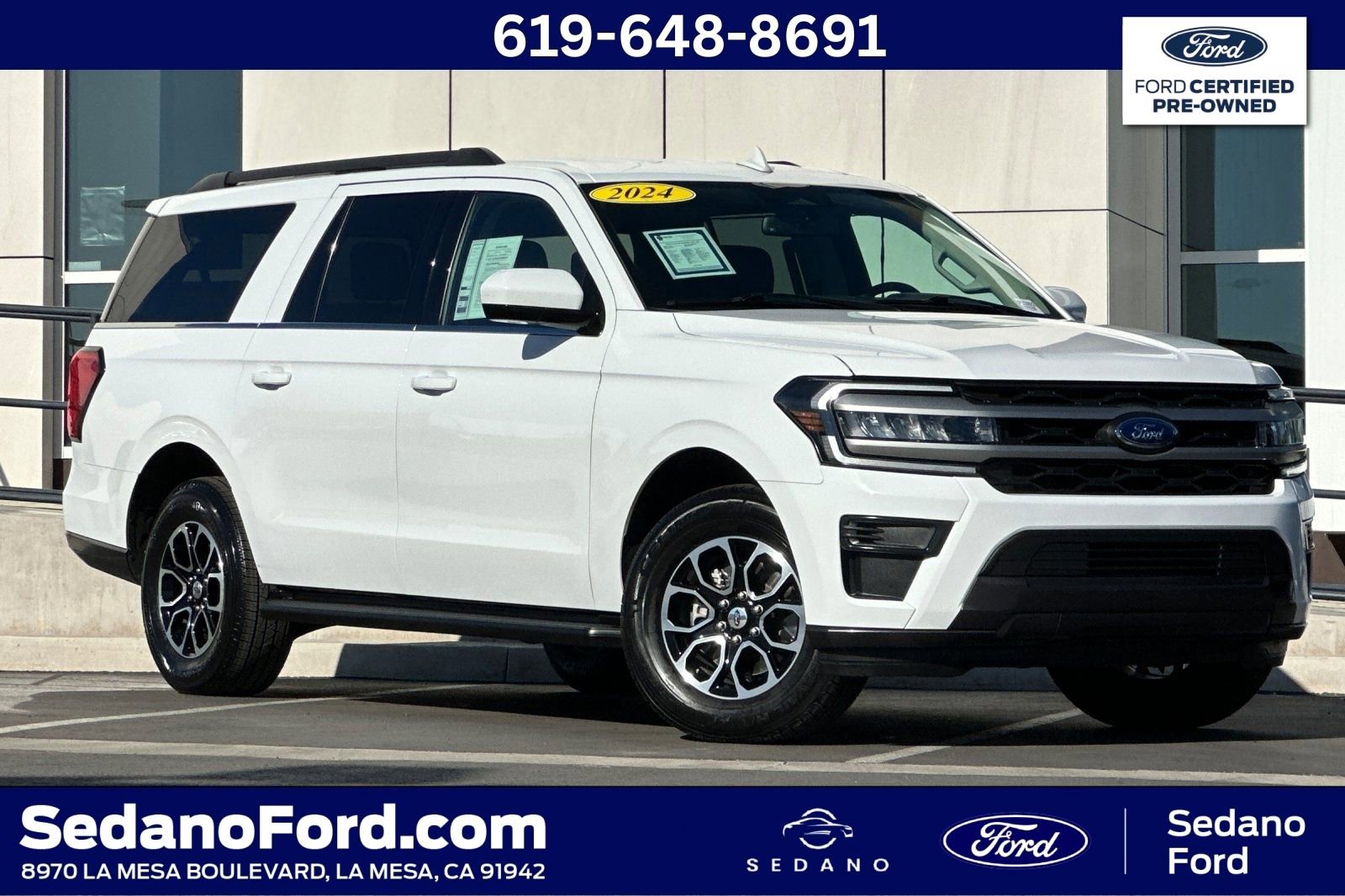 Certified 2024 Ford Expedition Max XLT
