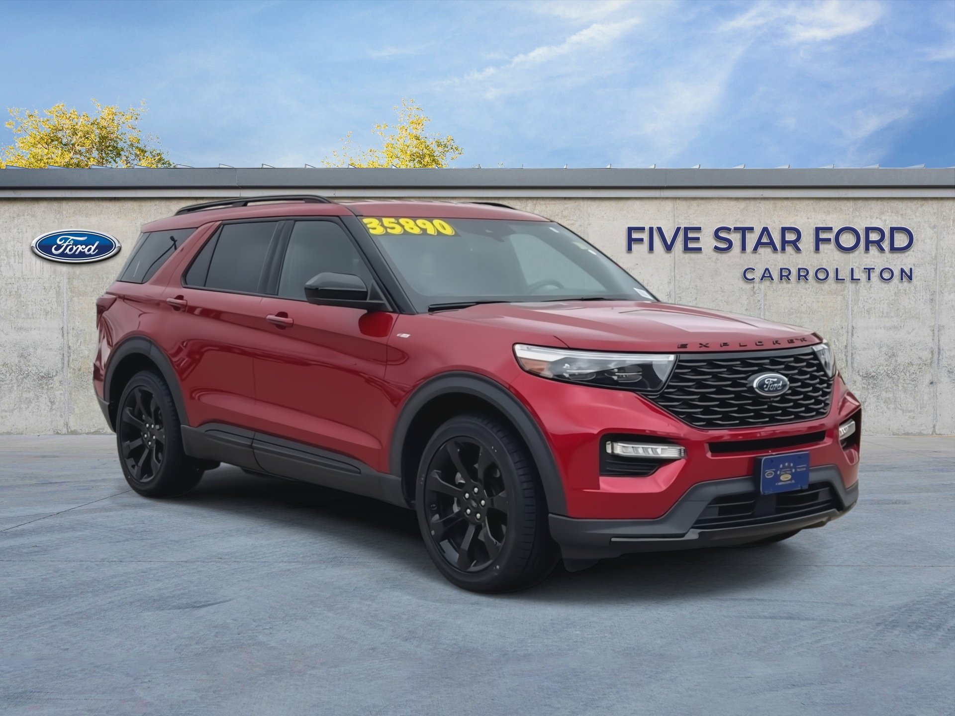 Certified 2023 Ford Explorer ST-Line w/ Class IV Trailer Tow Package RWD image 2