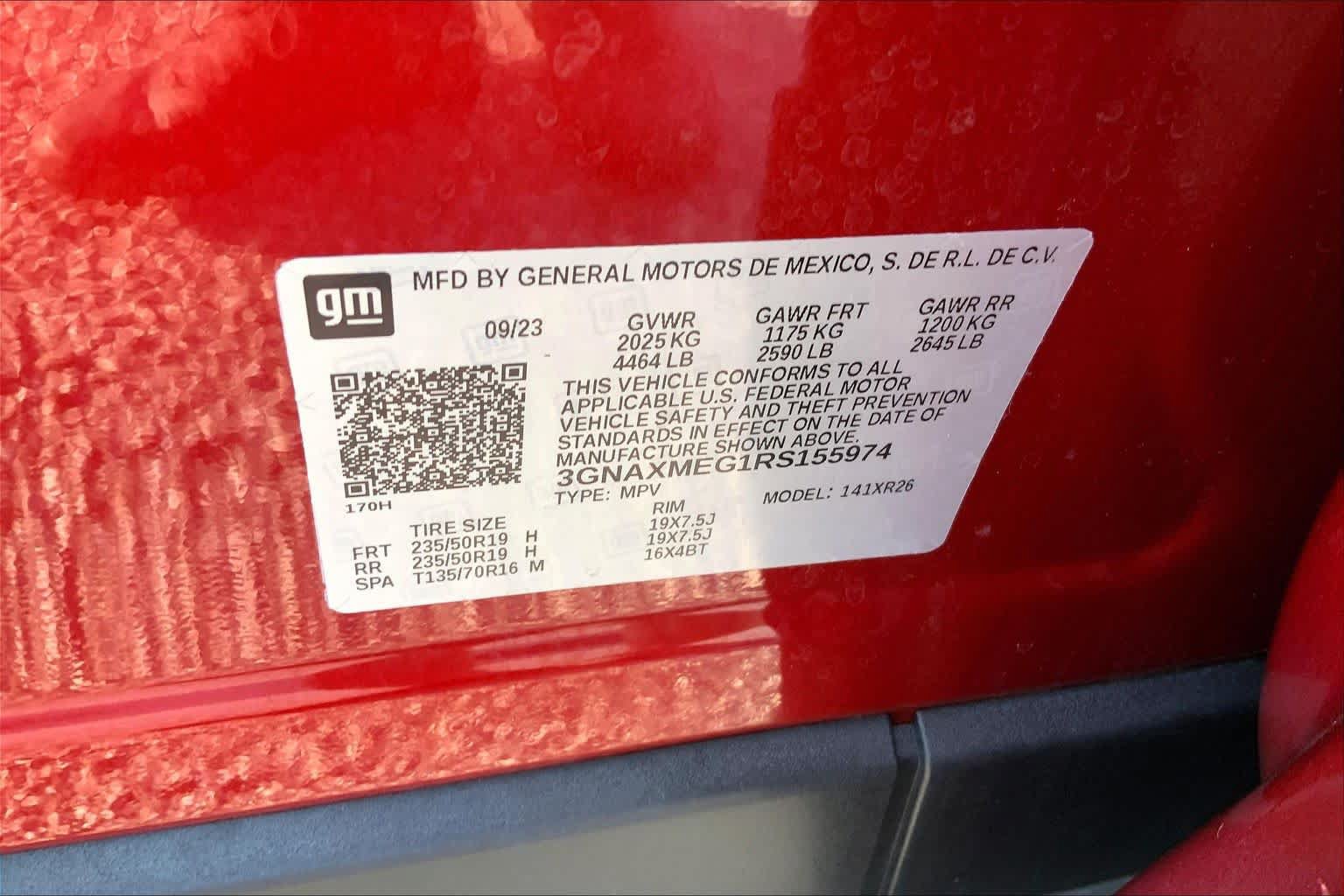 Used 2024 Chevrolet Equinox RS w/ RS Leather Package FWD image 30