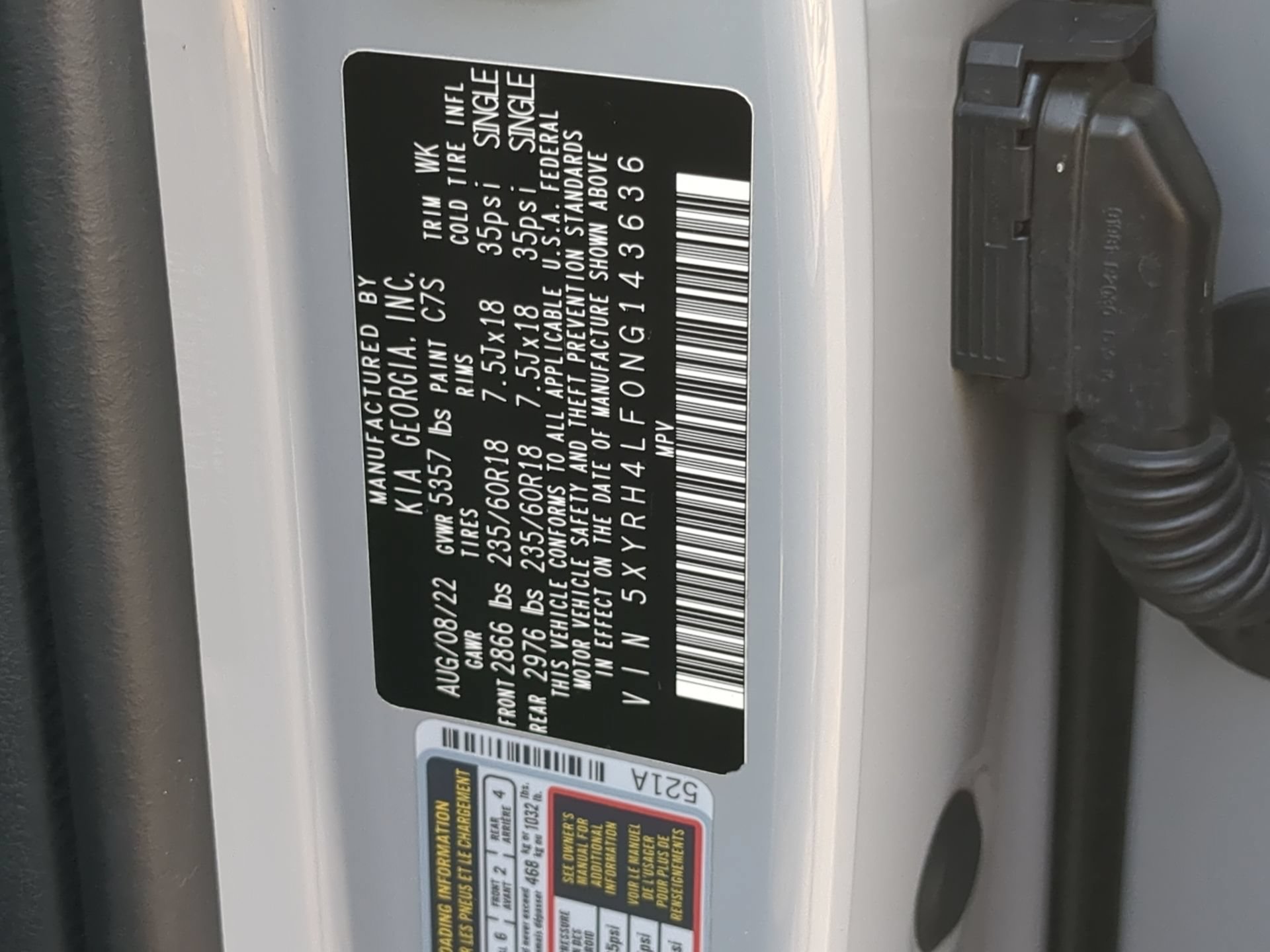 Used 2022 Kia Sorento EX w/ Panoramic Sunroof Package FWD image 74