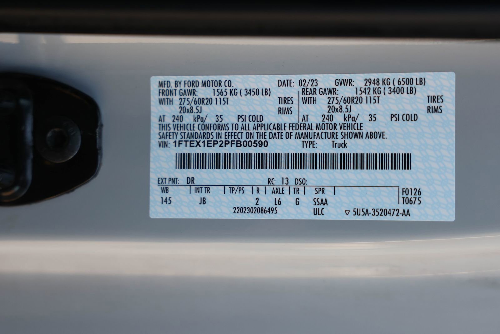 Certified 2023 Ford F150 XL w/ STX Appearance Package image 38