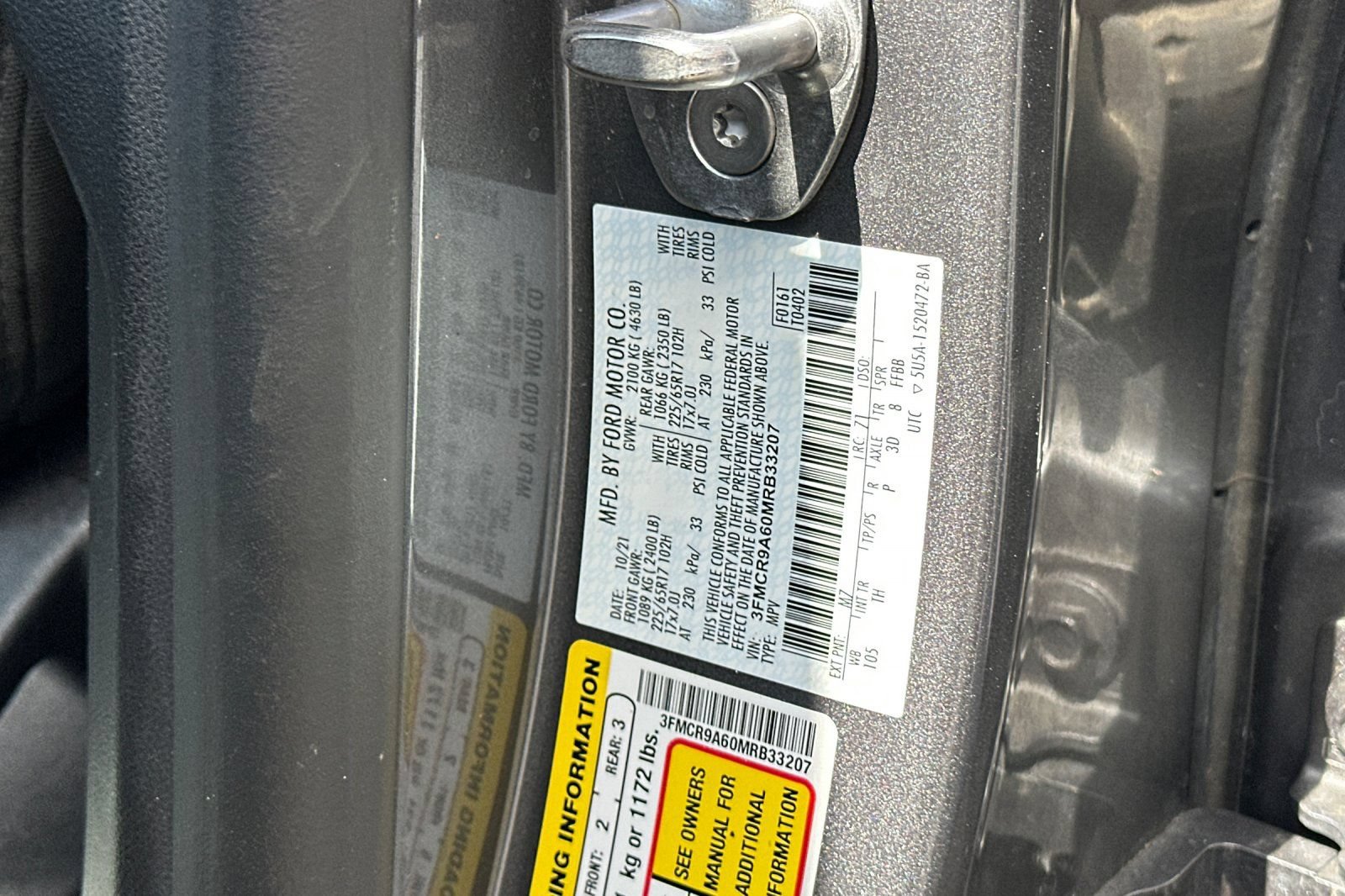 Certified 2021 Ford Bronco Sport AWD/4WD image 31