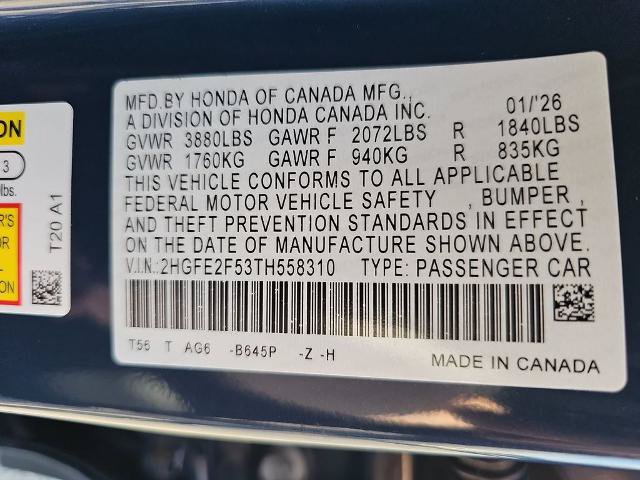 Used 2026 Honda Civic Sport image 35