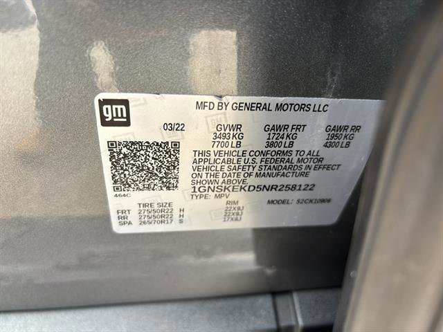 Used 2022 Chevrolet Suburban RST w/ Luxury Package image 21